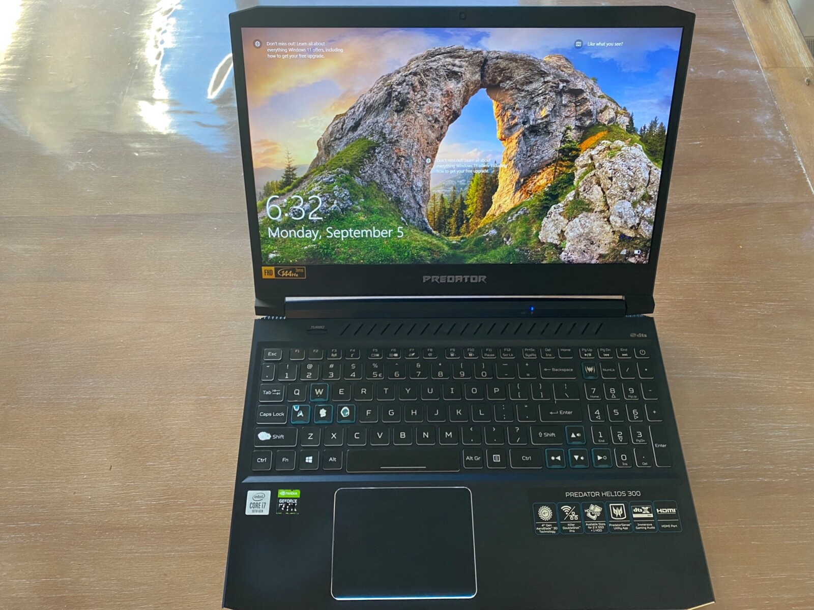 Acer Predator 300 15.6″144hz Laptop Intel i7-10750H 16GB RAM 1TB SSD RTX 2060