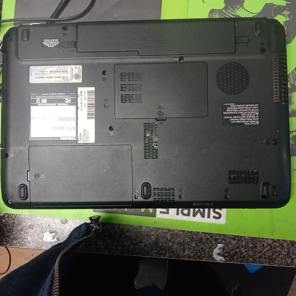 Toshiba Satellite 15.6″ Laptop C655D-AMD 4GB 240GB SSD