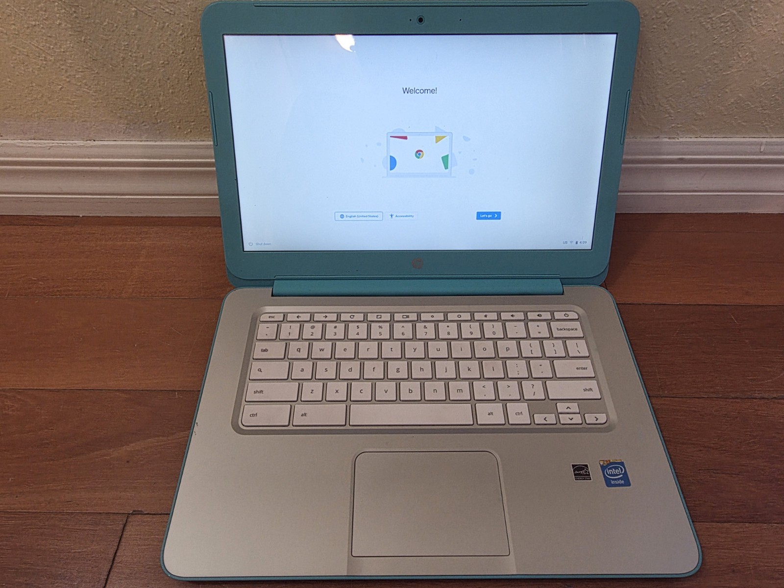 HP Chromebook 14-q039wm Intel Celeron 2955u 1.4 GHz NO AC ADAPTER