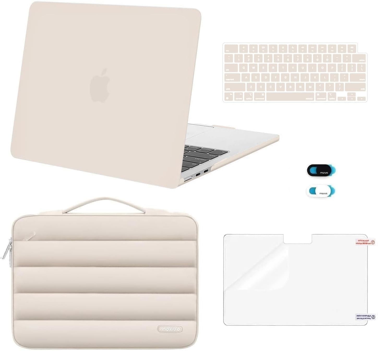 Hard Case for MacBook Air 13 inch M5 M4 M3 M2 2022-2026 A3449 A3240 A3113 A2681