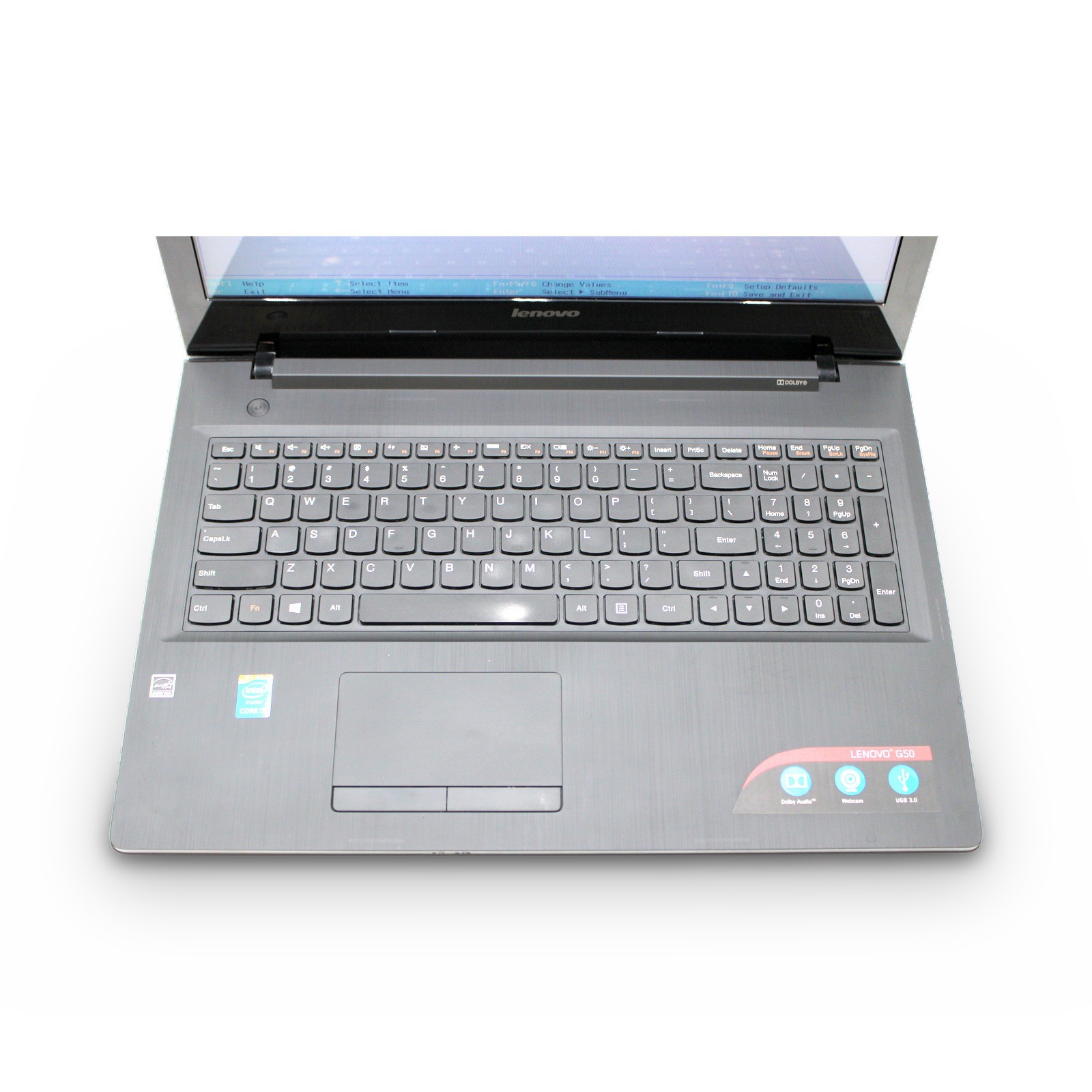 Lenovo G50-80 15.6in i3-4030U 1.9GHz 4GB DVD-RW No OS, Drive, Power Cord
