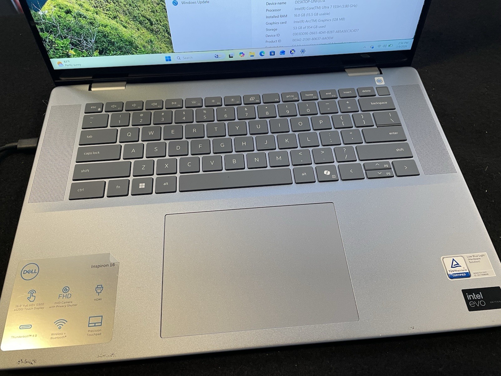 Dell Inspiron 16 Plus 7640 2-in-1 QHD Touch 90Hz Ultra 7 155H 16GB RAM 1TB SSD