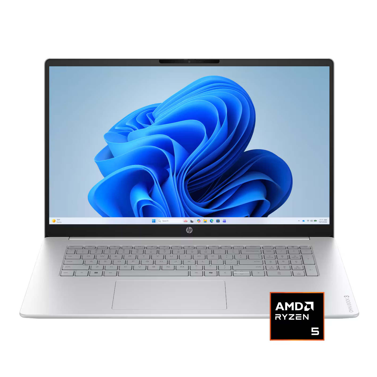 HP – OmniBook 3 – 17.3″ Full HD Laptop – AMD Ryzen 5 40 (2025) – 8GB Memory -…