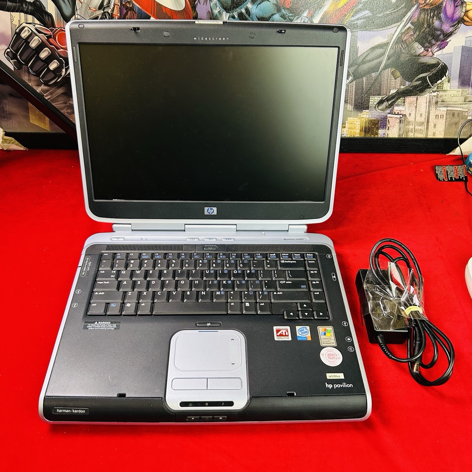 Vintage HP Pavilion zv5000 WinXP ZX5180us Intel Pentium 4 Retro Gaming Tested