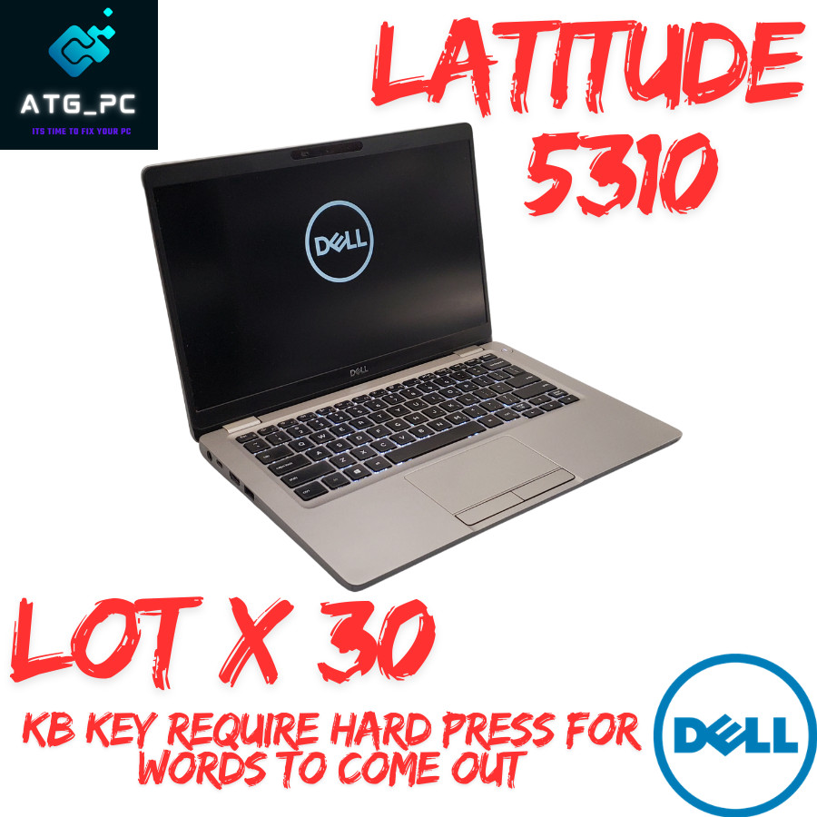 Lot 30 Dell Latitude 5310 Laptop i7-10th Gen No RAM/SSD/Charger Boot2BIO *READ