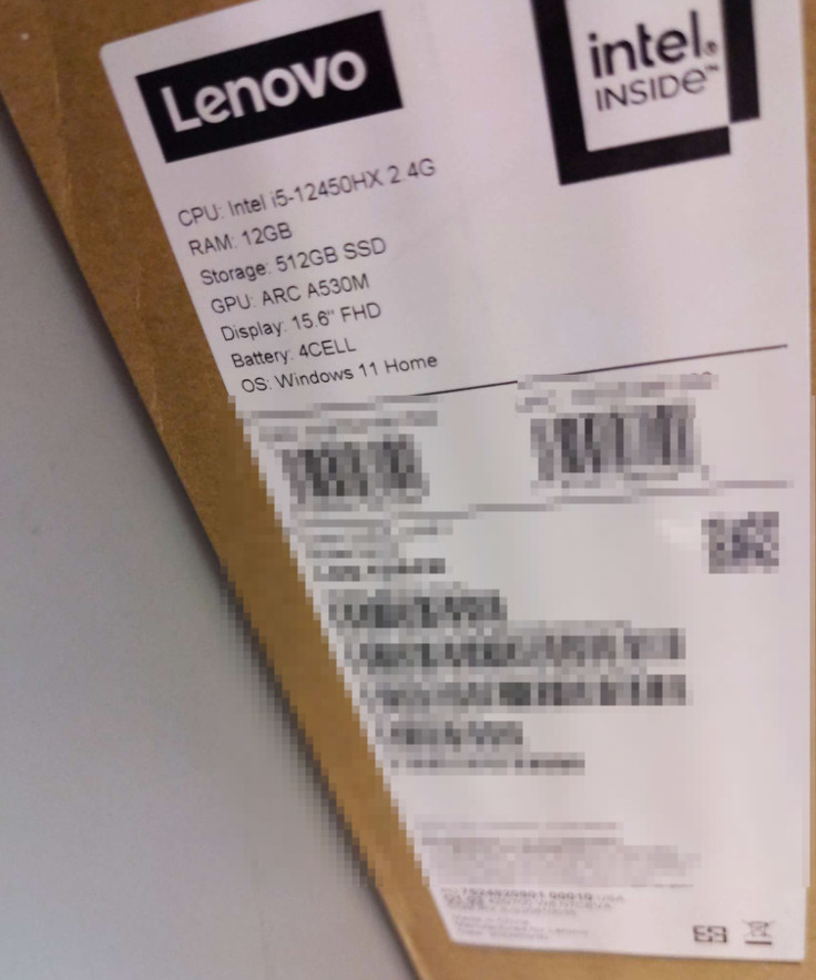 Lenovo LOQ 15.6″FHD Intel Arc A530M 12GB RAM 512GB SSD Graphics i5-12450 Win 11