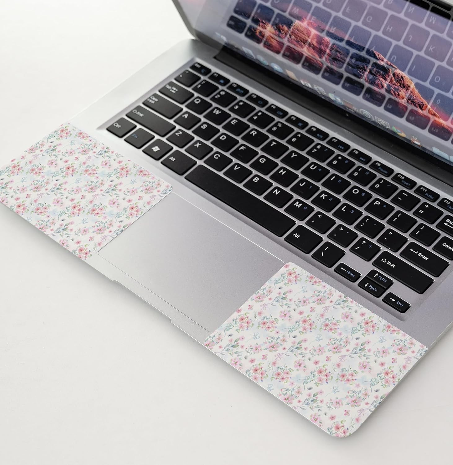 11.6 13 13.3 14 15 15.6 inches Netbook Laptop Skin Sticker Decal Pink Flowers