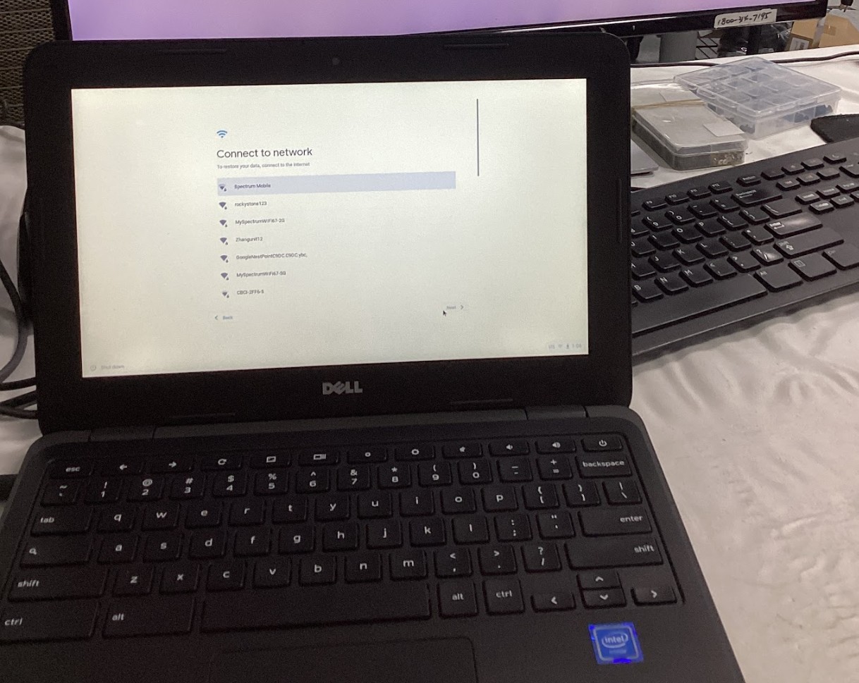 Dell Inspiron 11 Chromebook, 11.6″ HD Non-Touchscreen Display, Core N3060,used