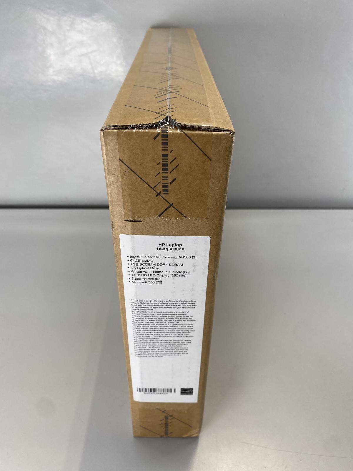 HP Laptop 14″ Intel Celeron N4500 64GB White 14-DQ3000DX