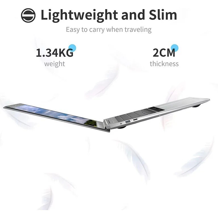 SGIN 15.6inch Laptop 4GB DDR4 128GB SSD Windows 11 with 4 Core Intel Celeron, Fu
