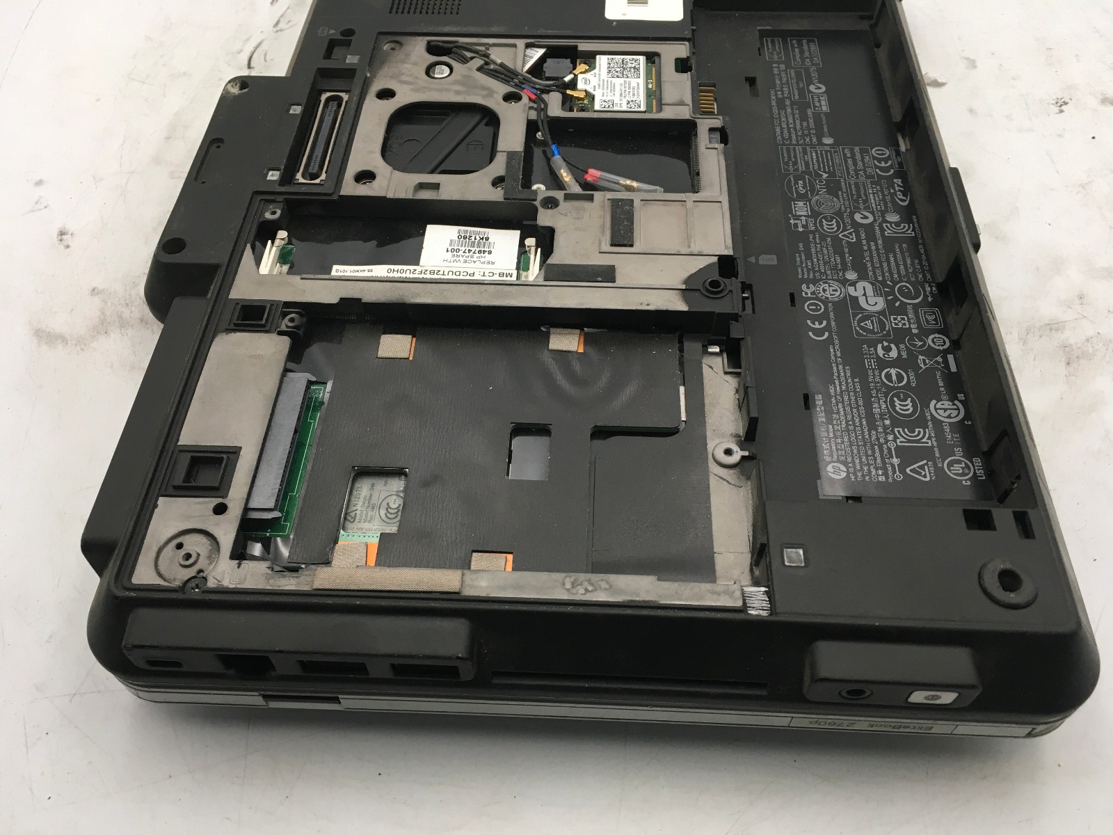 HP ELITEBOOK 2760P – BOOTS TO BIOS – INTEL I5 2540M – NO RAM – READ DESCRIP – BB