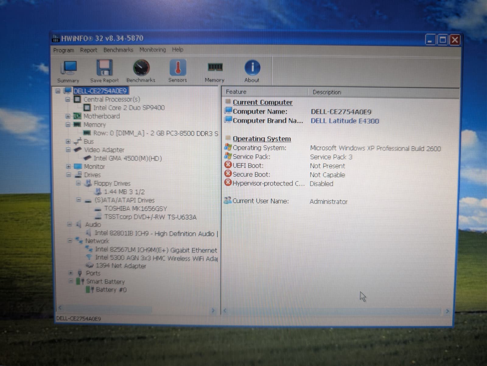 Dell Latitude E4300 | C2D 2GB RAM 160GB HDD | Win XP Pro 32-Bit | DVD+RW