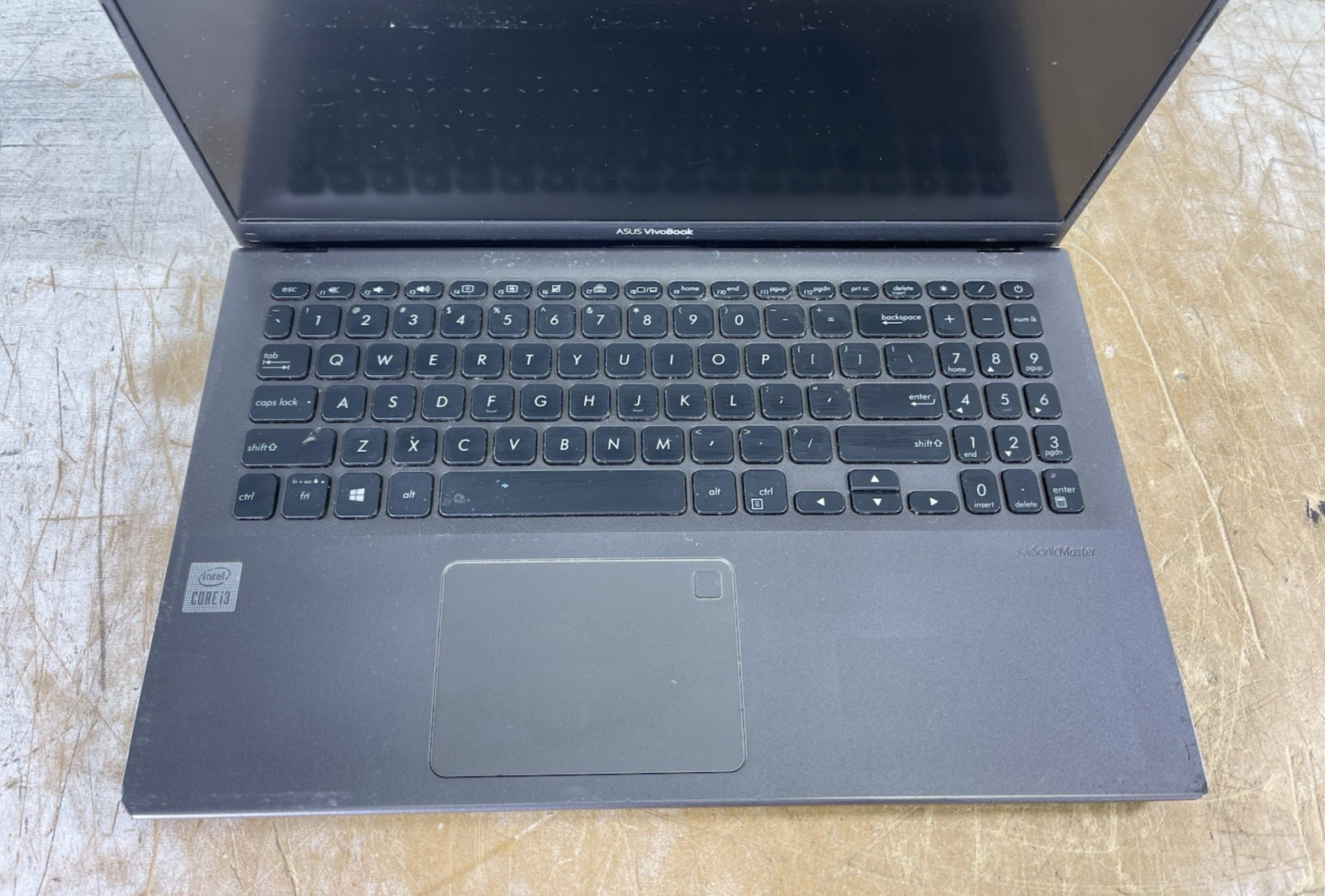 ASUS VIVOBOOK F512J i3-1005G1 @ 1.20 GHz, 8GB RAM, NO HDD/OS – (FOR PARTS)