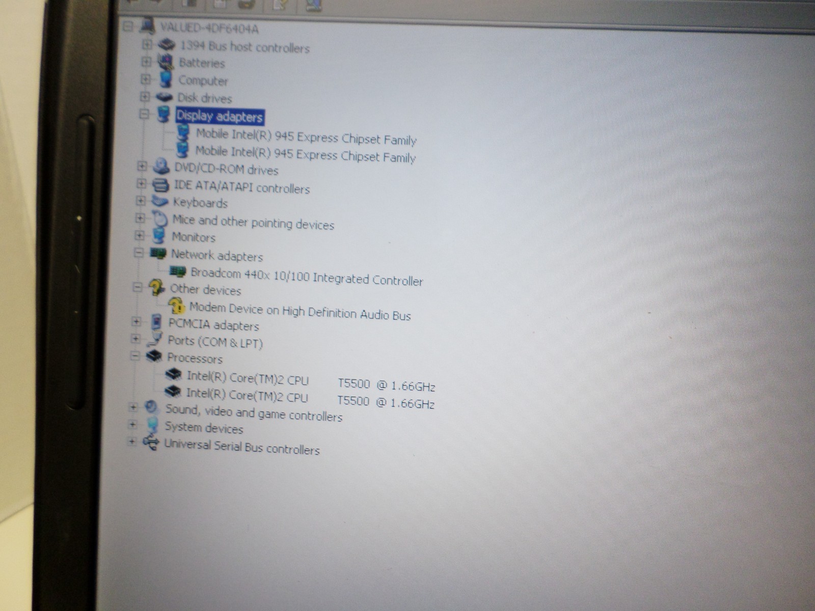 Dell D520 (1.66GHz/1GB/80GB/DVDROM) XGA, SERIAL Port, WINDOWS XP Pro