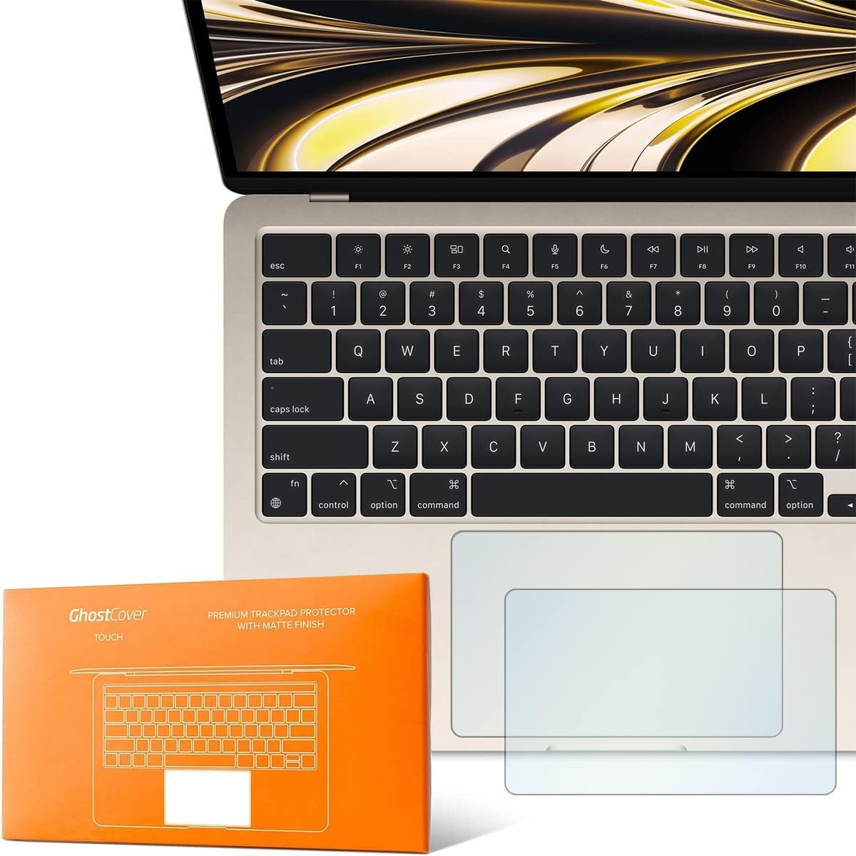 GhostCover Touch Premium Trackpad Protector Film for MacBook Pro 16″, 2021-2026