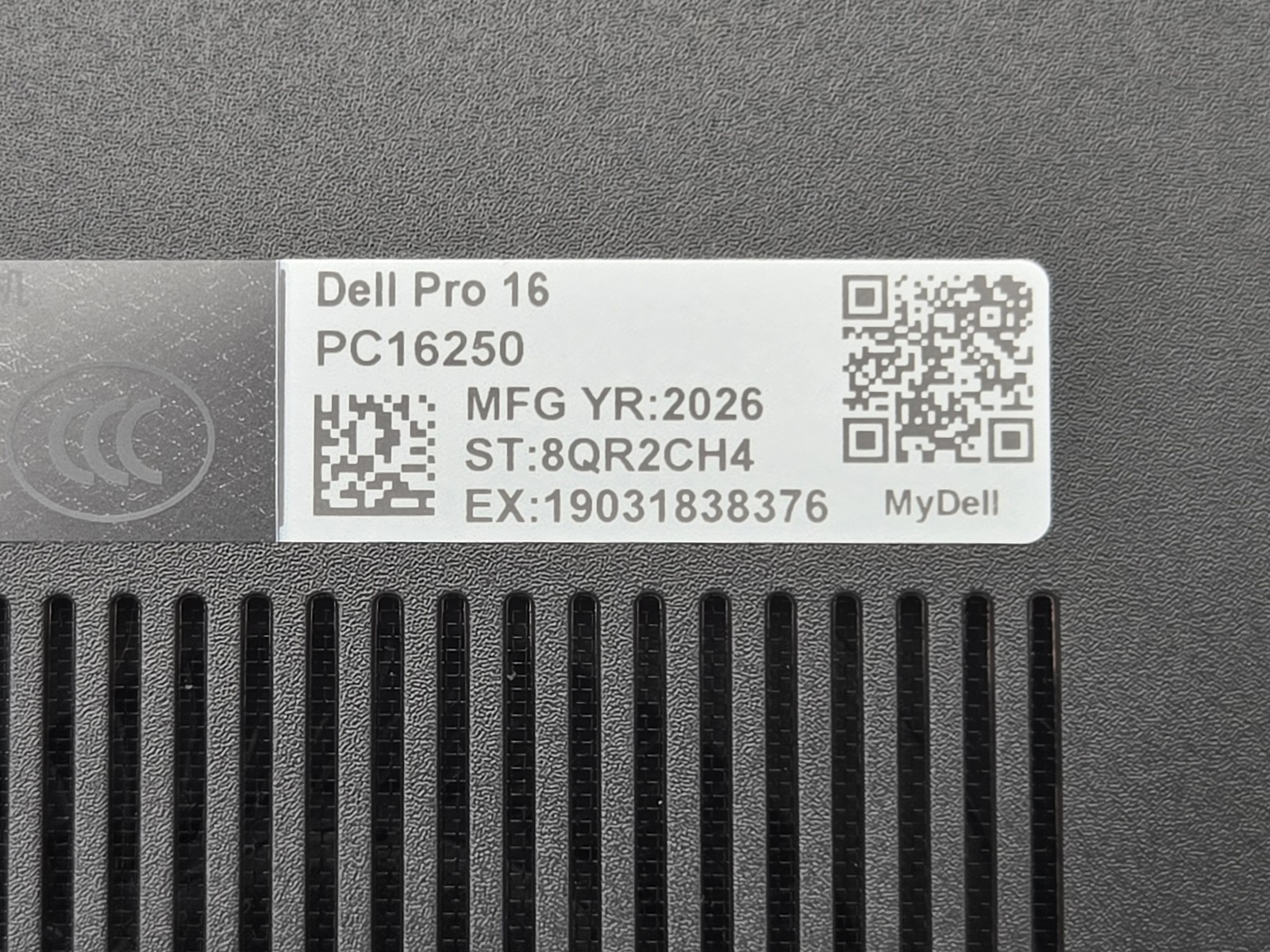 Dell Pro 16 PC16250 16″ FHD+ ULTRA 5 225U 1TB SSD 32GB W11P Webcam Backlit