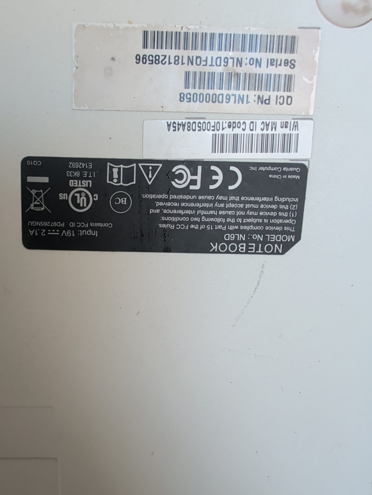 CTL Chromebook NL6D Intel Celeron 1.6GHz 32GB SSD 4GB RAM