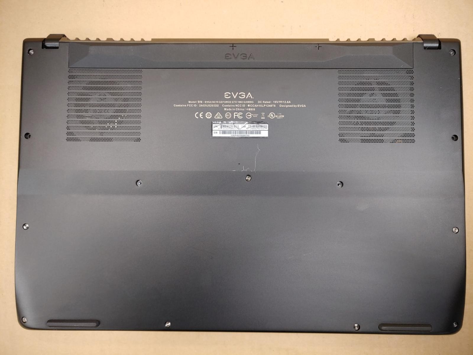 EVGA SC15 GEFORCE GTX 1060 Gaming 15.6″ i7-7700HQ✔16GB✔256GB✔ **NO BATT/NO OS**