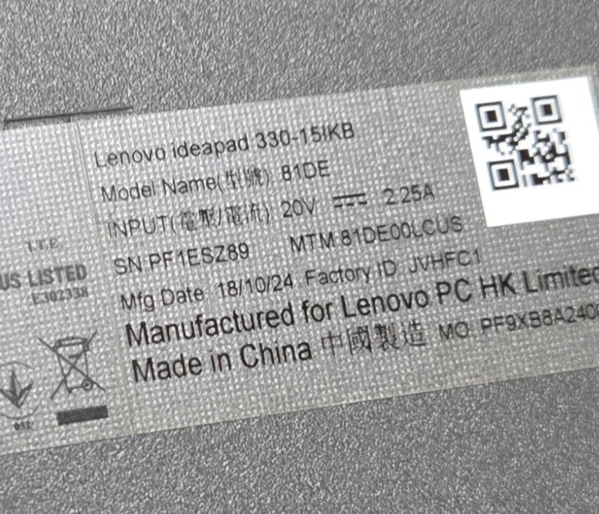 Lenovo IdeaPad 1 15.6” (256GB 2.4GHz 8GB RAM) Laptop (82VG00BJUS)