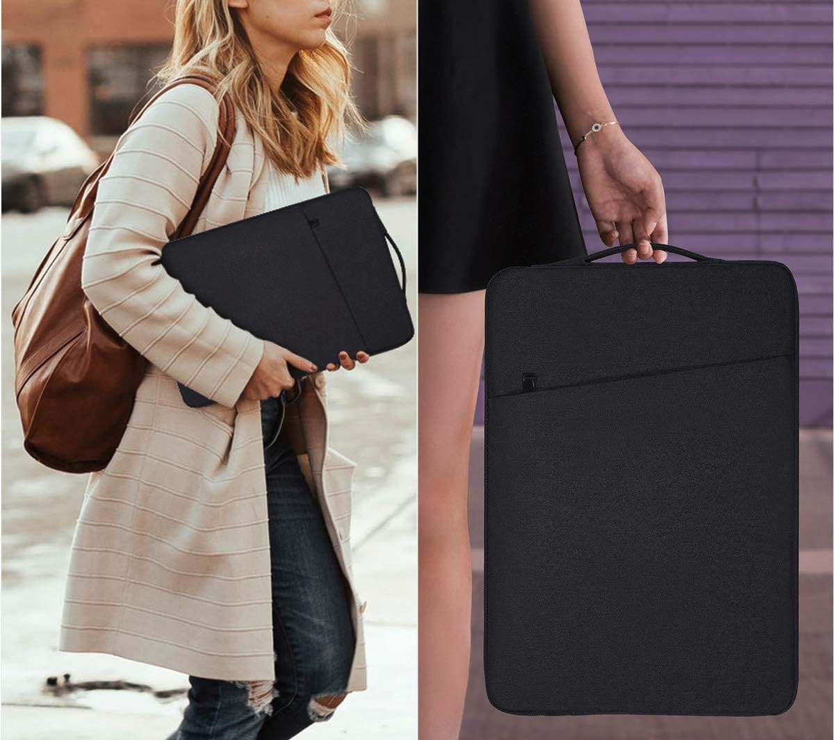 15.6-16 Inch Laptop Sleeve Case for Dell 16 Plus/HP Omnibook 16/Pavilion Envy