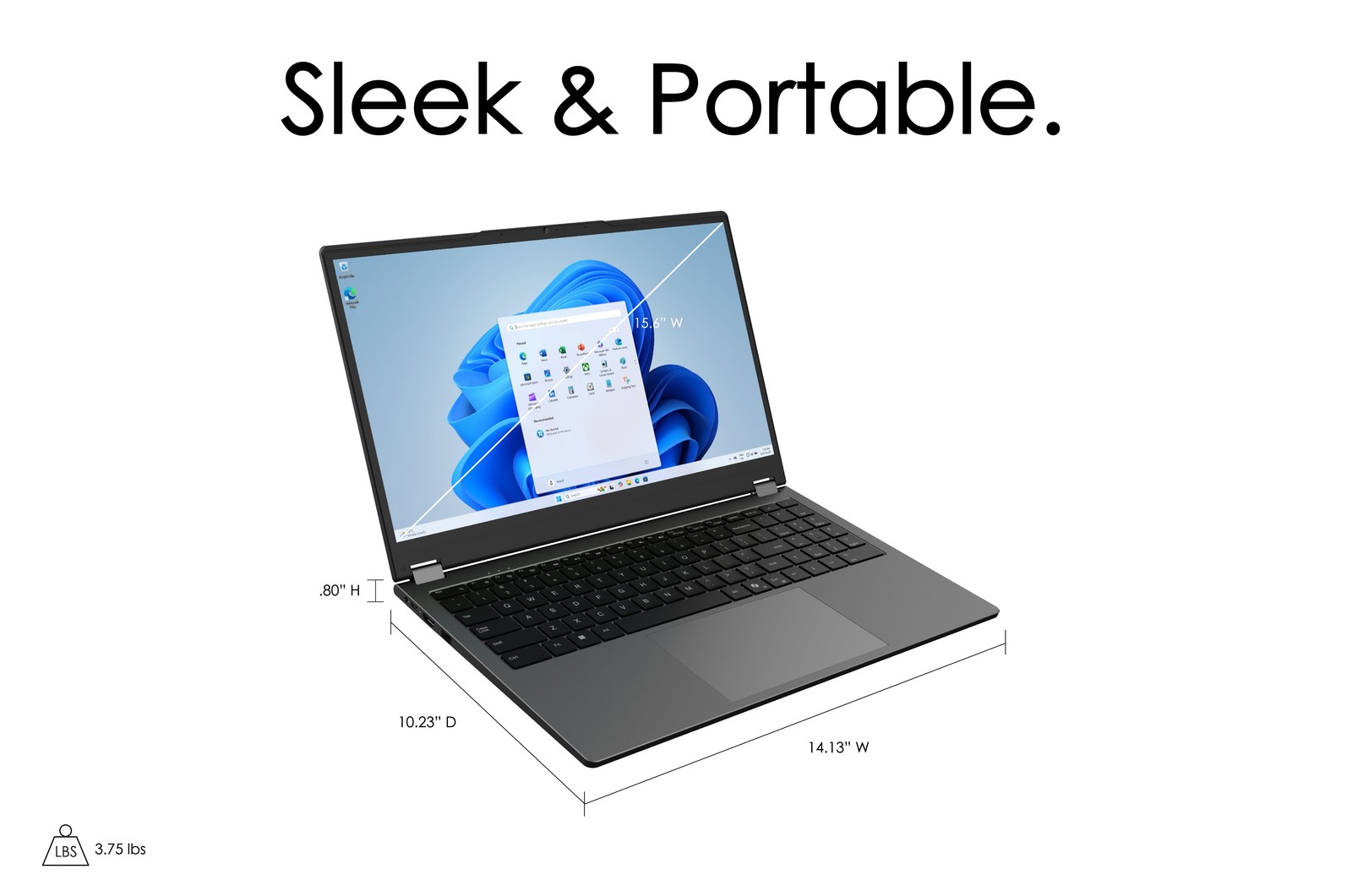Gateway 15.6″ FHD IPS 2-in-1 Convertible Touchscreen Laptop, Intel N100