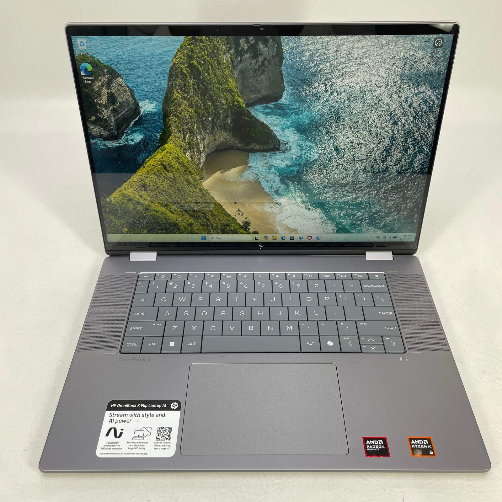 HP OmniBook X Flip 16-AR0013DX 16 AMD Ryzen AI 5 340 2.0GHz 16GB RAM 512GB SSD