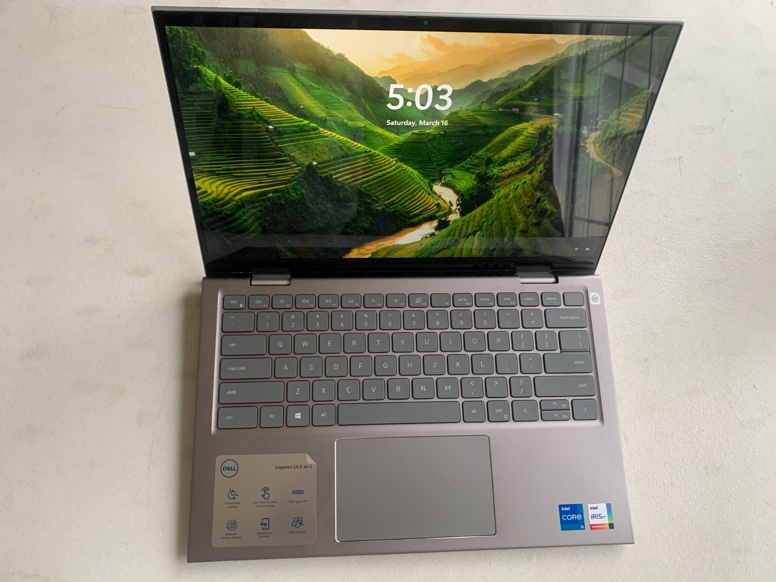 Dell Inspiron 2-in-1 14″ (512GB SSD Intel Core i5-1155G7 2.4GHz 8GB) Touchscreen