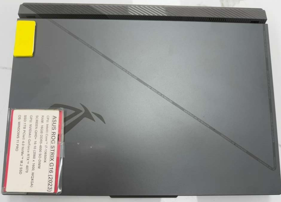 ASUS ROG Strix G16 i7-13650HX RTX 4070 16GB 1TB QHD+ Win11Pro + Charger ✅