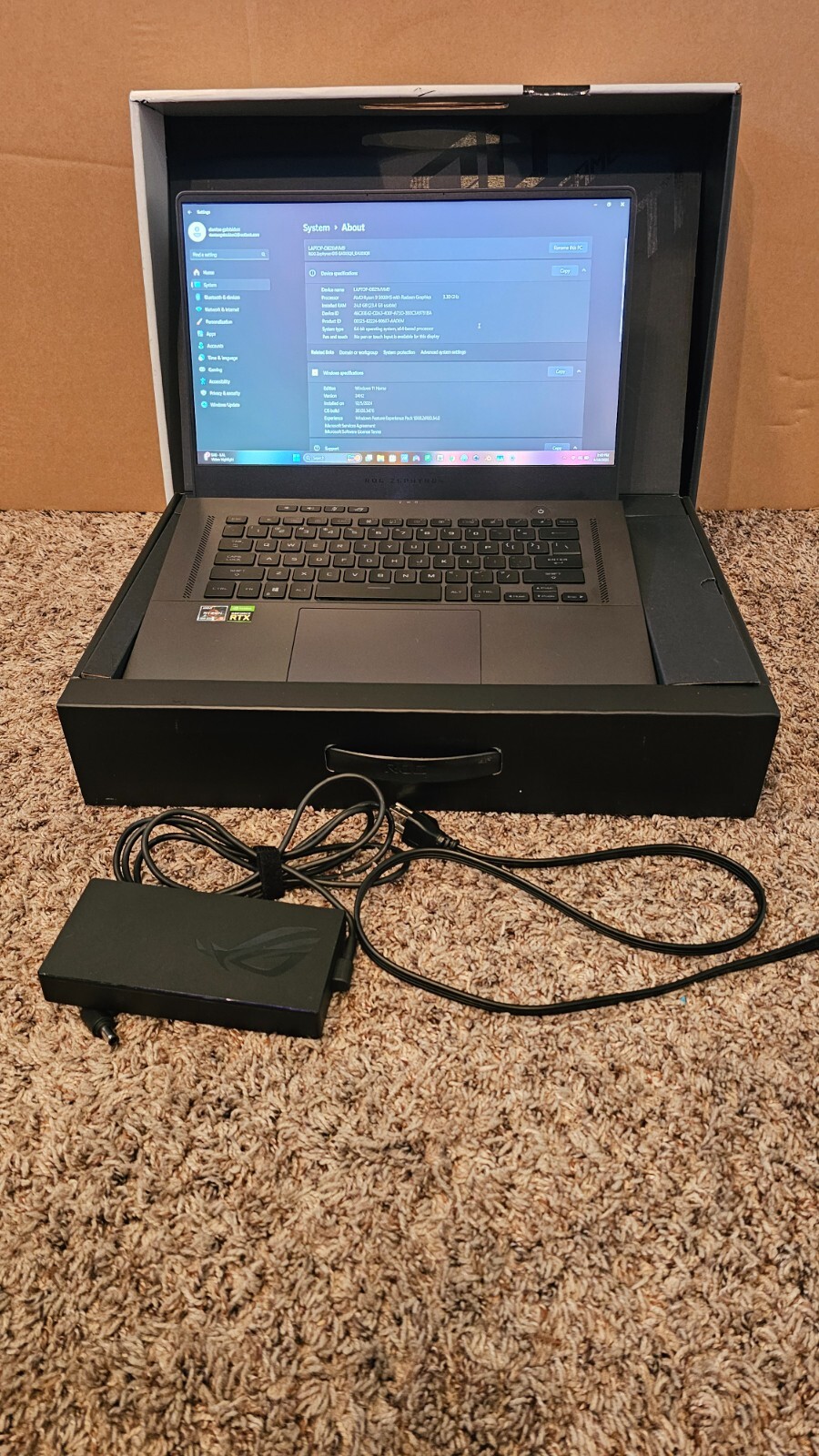 ASUS ROG Zephyrus G15 RTX 3070 1T (24Gb RAM)