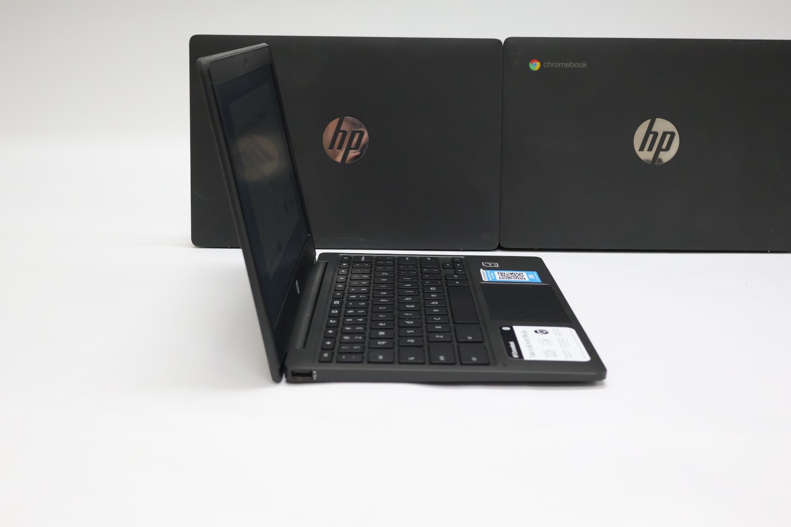 Lot of 3 HP 11A-NA0081CL 2H7Q9UA MediaTek MT8183 4GB RAM 32 GB Chromebook Laptop