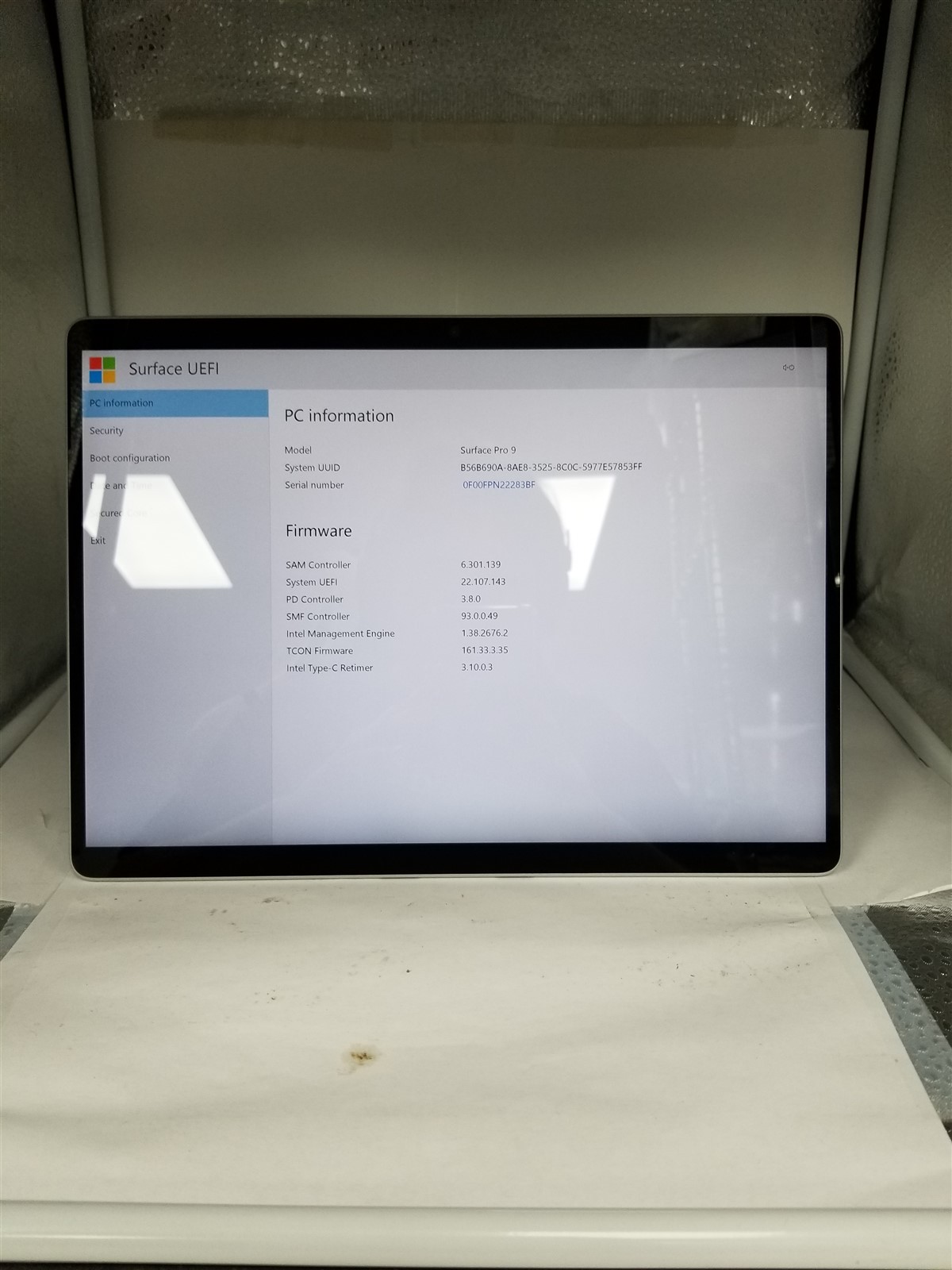 Microsoft Surface Pro 9 Core i5 13″ 8GB/128GB Silver Reduced Price VW6177