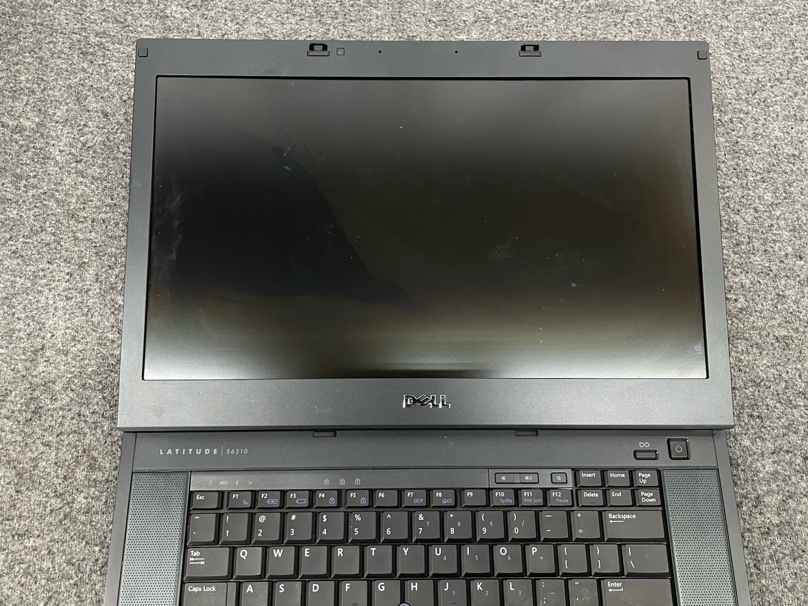 DELL Latitude E6510 NO RAM 256GB HDD – UNK CPU -BROKEN SCREEN – PARTS OR REPAIR