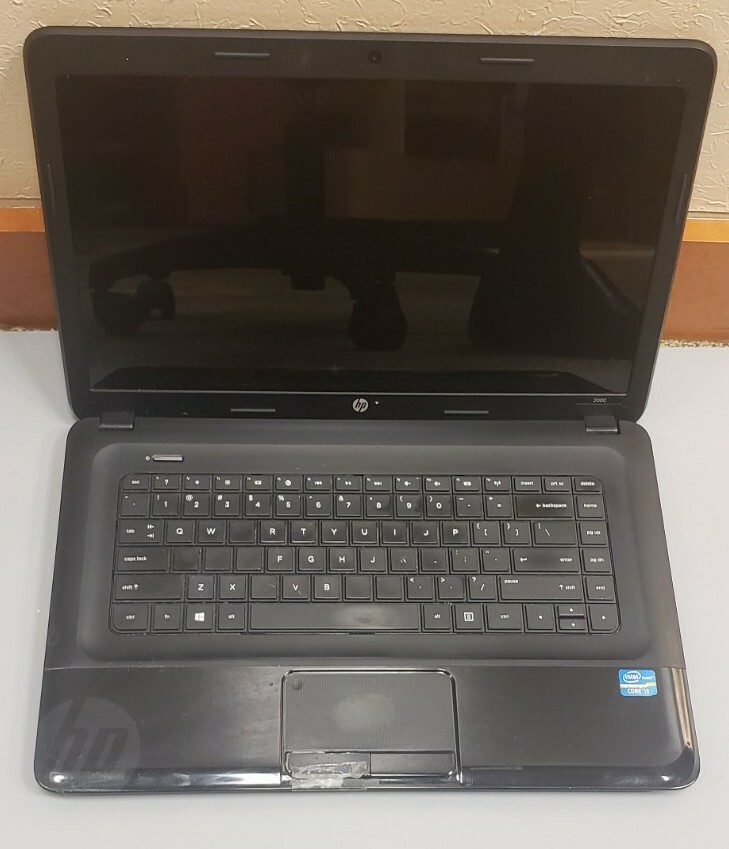 HP 2000 Notebook Intel Core i3-3110M 2GB RAM 0GB HDD FOR PARTS OR REPAIRS