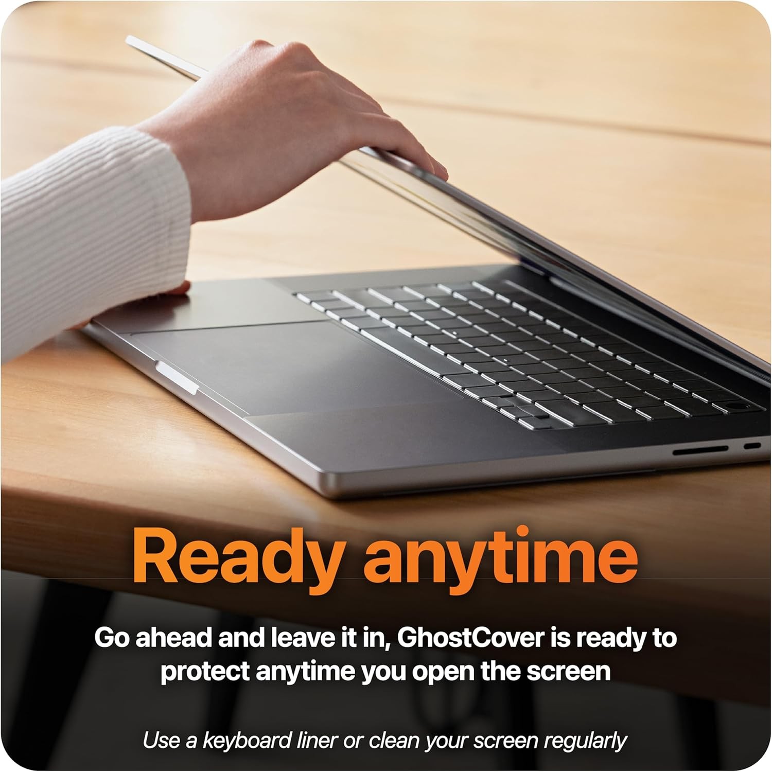 GhostCover Original Premium Ultra Thin Keyboard Cover for MacBook Pro 14″/16″