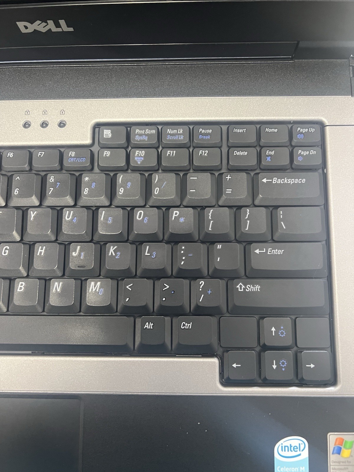 Vintage Dell Inspiron 1300 Laptop Celeron M 1..50GHz 0.99MB RAM HDD WinXP Read