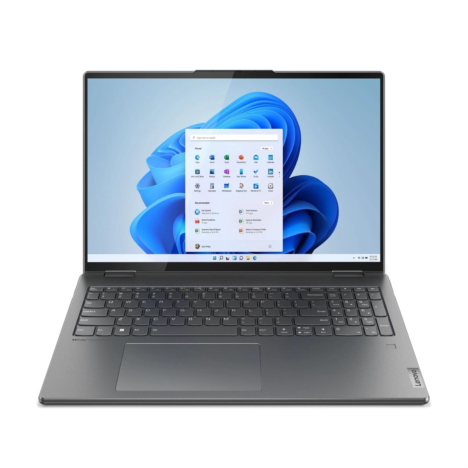 Lenovo Yoga 7 16IAP7 16″ 16GB 256GB, Storm Gray