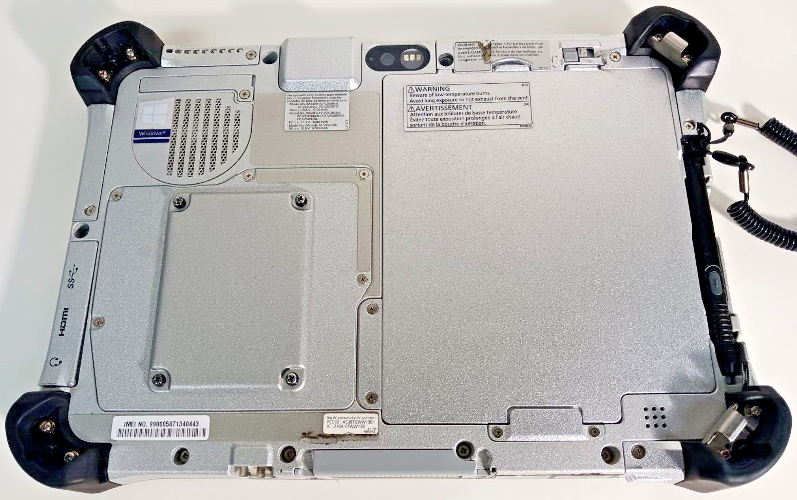 Panasonic Toughpad FZ-G1 Core i5 6300U 2.4GHz 8GB RAM 256GB SSD Win 10 Pro