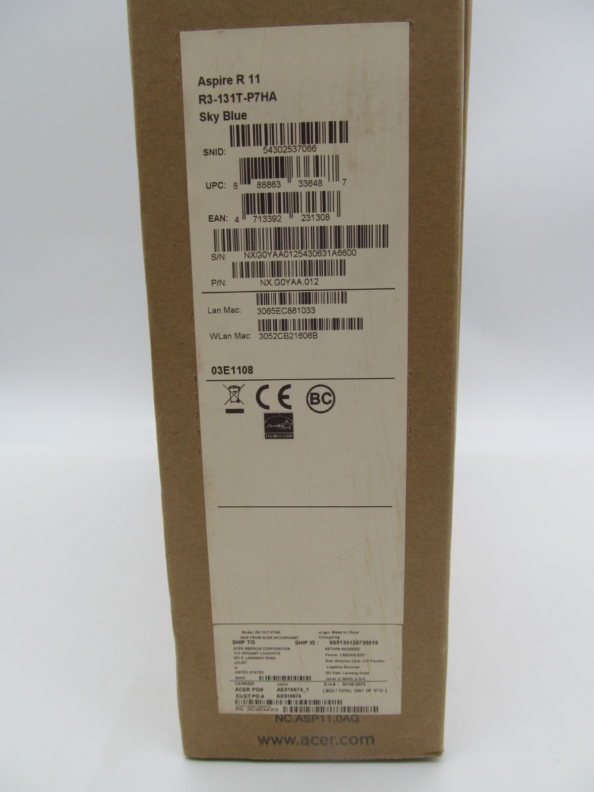 Acer Aspire R 11 R3-131T-P7HA 11.6″ Signature Edition Laptop, Windows 10