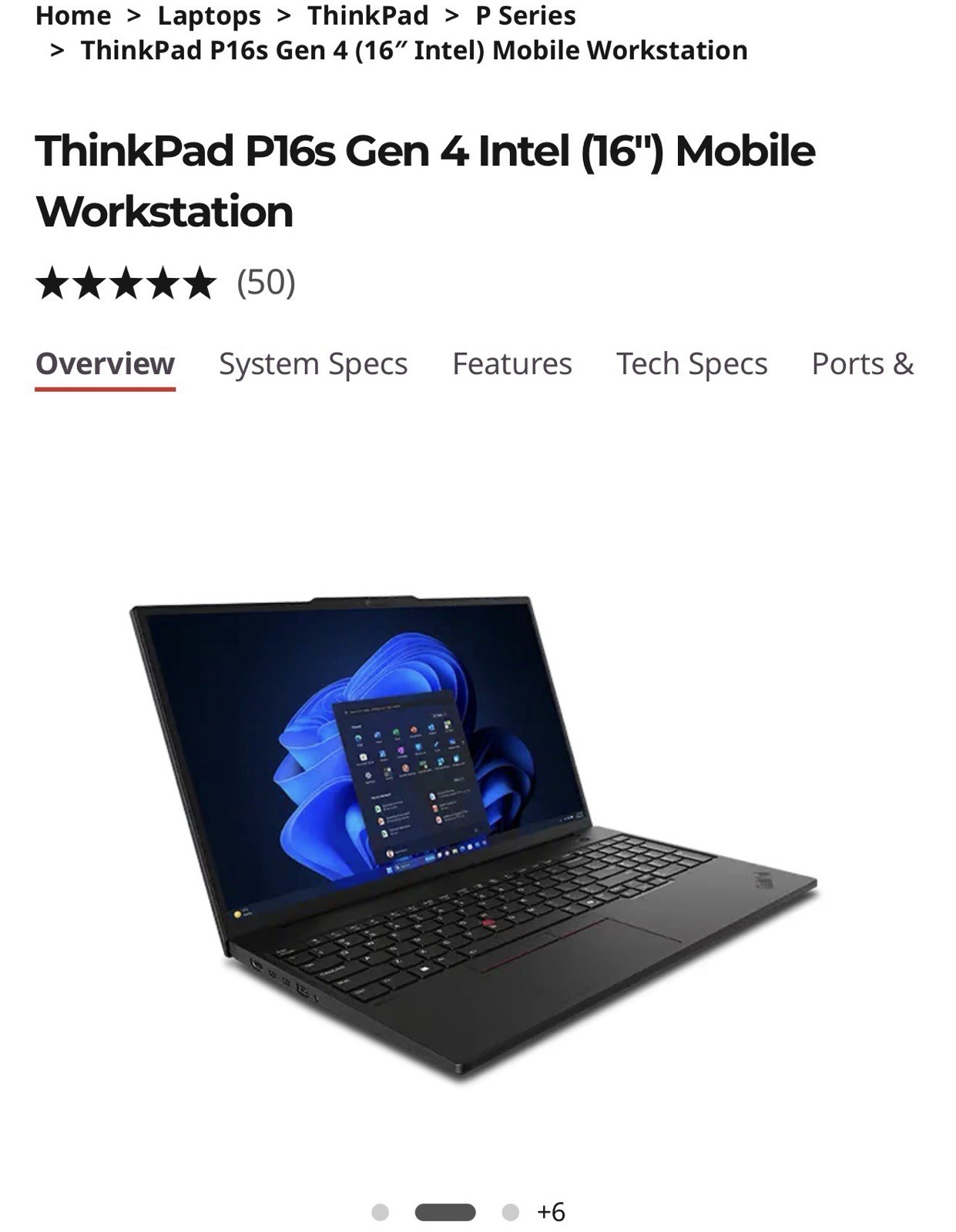 Lenovo Thinkpad P16s Gen 4 Mobile Workstation Brand New Sealed 16 Inches
