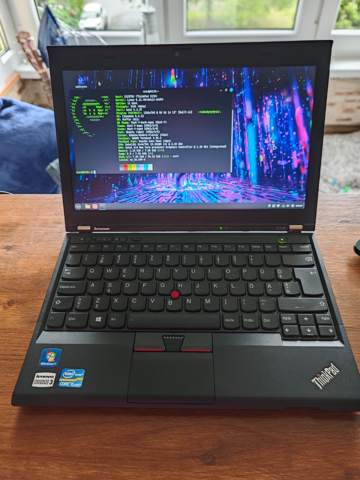 Lenovo Thinkpad X230 Laptop – 64gb SSD, 8gb RAM.