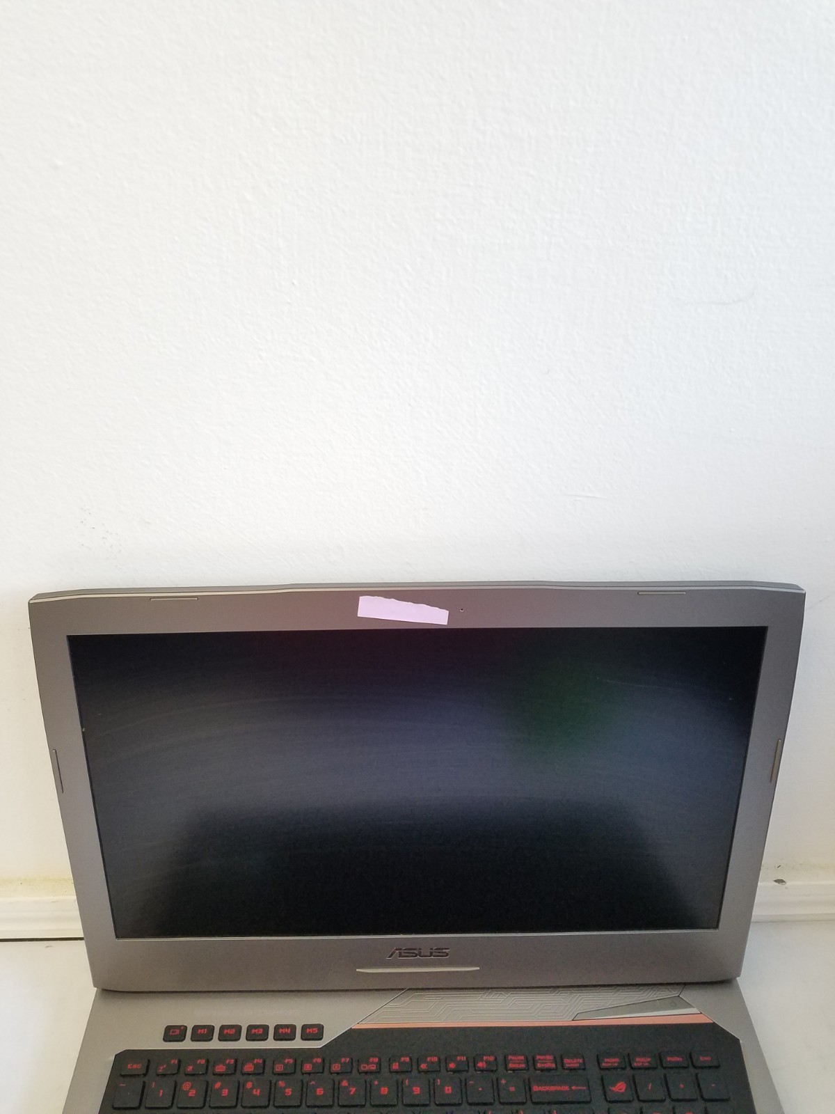ASUS G572V Gaming Laptop Intel i7-6700HQ 12GB RAM 128GB SSD BAD BATT Win 10 READ