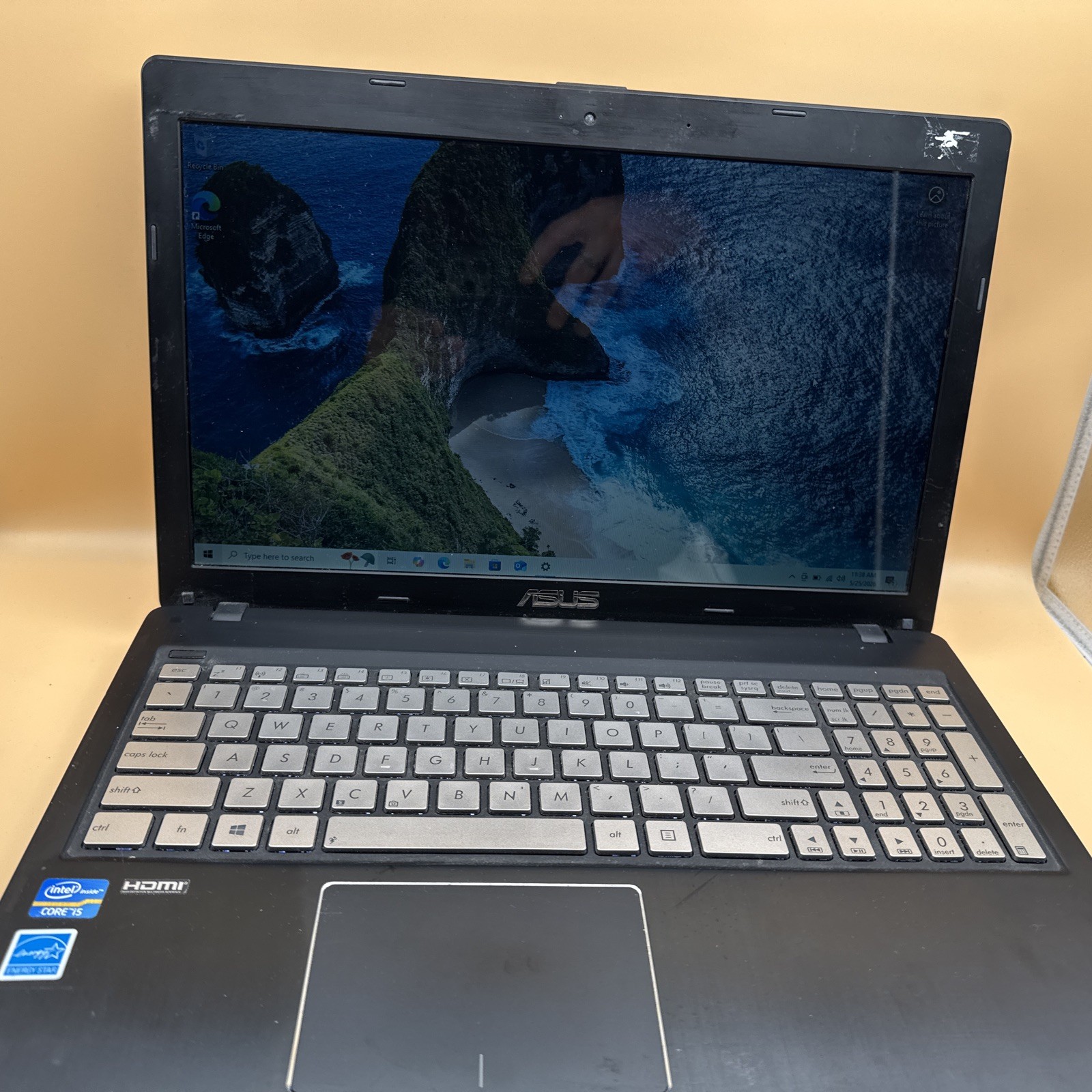 Asus Q500A-BHI5N01 Laptop Intel Core i5-3210QM Working And Tested Battery Great