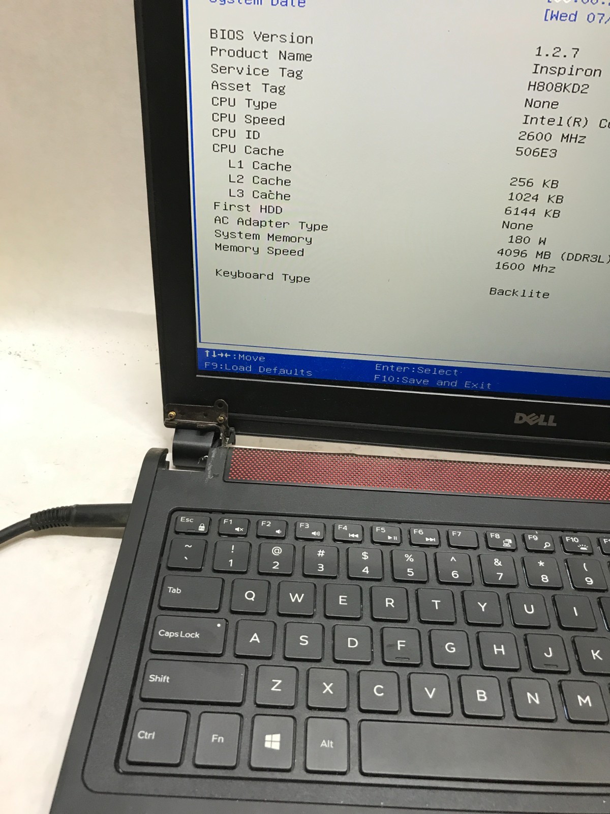 Dell Inspiron 15-7559 15″ Intel Core i7 NO RAM NO HDD/OS For Parts READ DESC -DW