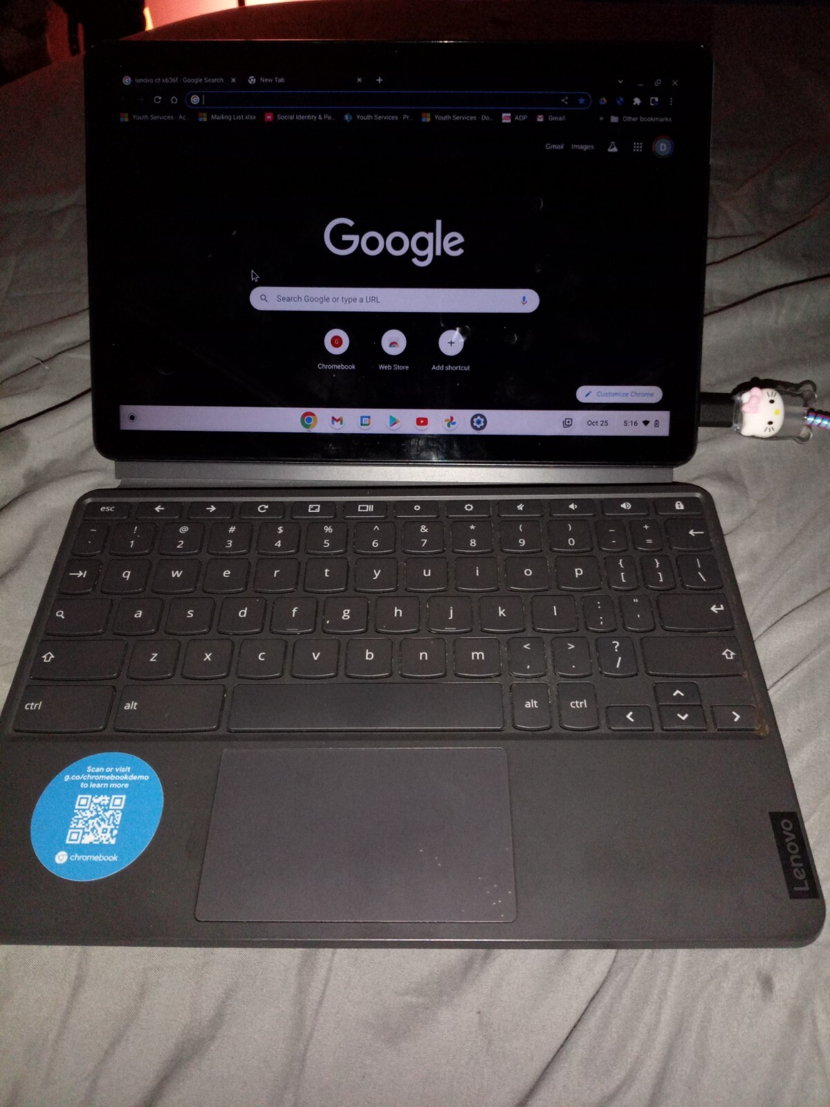 Lenovo Ideapad CT-X636F 10.1″ (128GB,MediaTek Helio P60T,2.00GHz,4GB) Chromebook