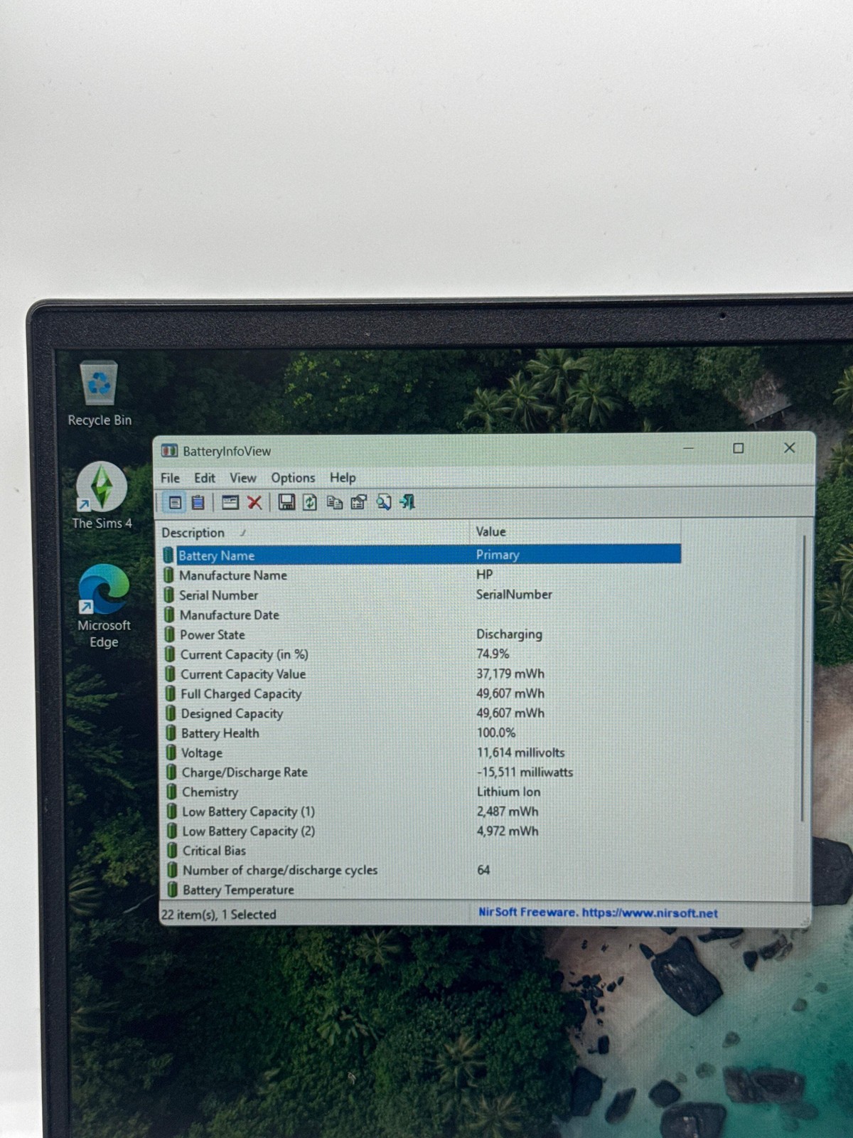 HP Victus 15-fb2063dx 15.6″ Ryzen 5 7535HS 8GB RAM 512GB SSD RX 6550M Blue Used