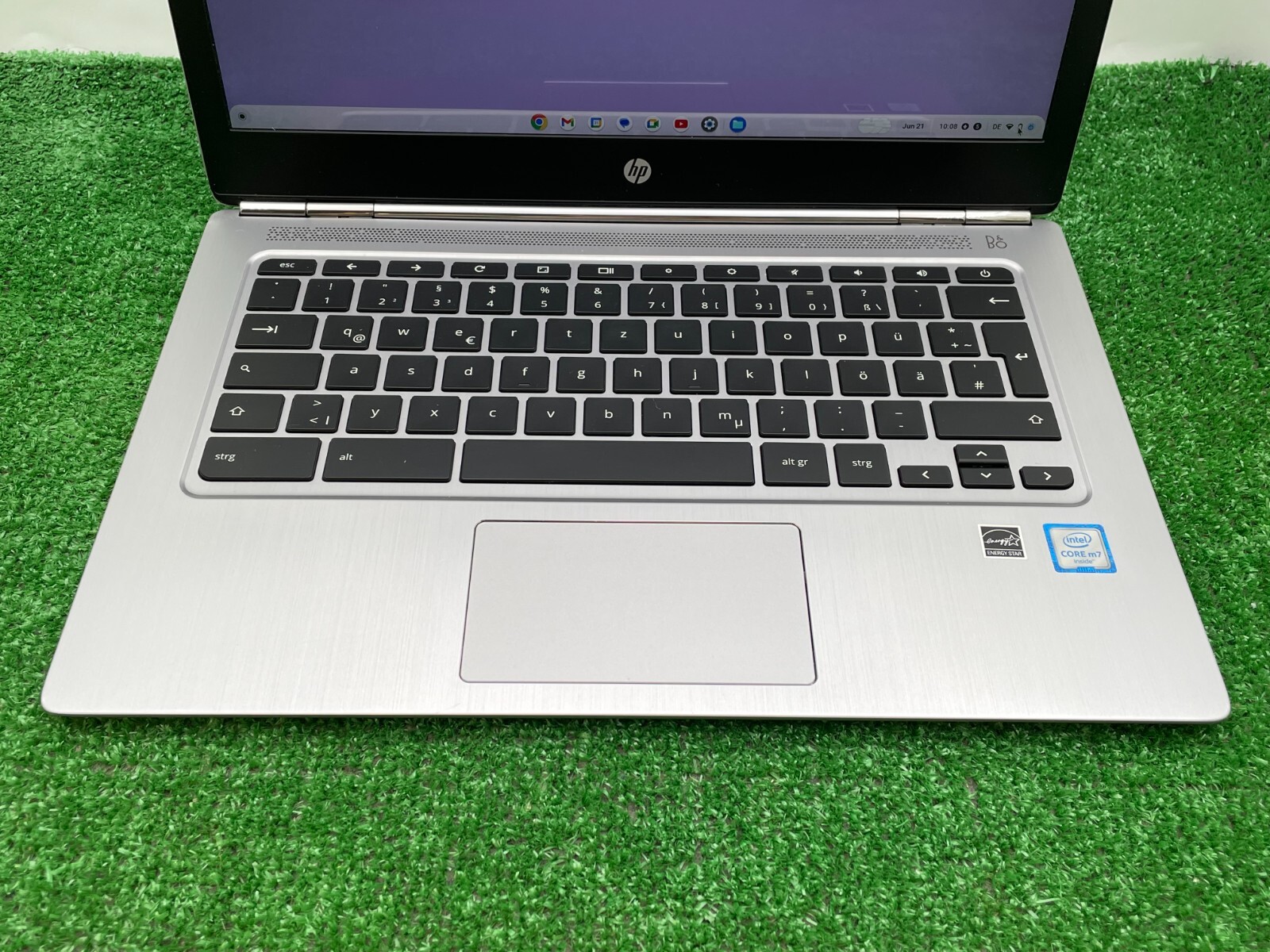 Used HP Chromebook 13 G1 Laptop Intel m7-6Y75 1.20GHz / 16GB RAM / 32GB SSD NT