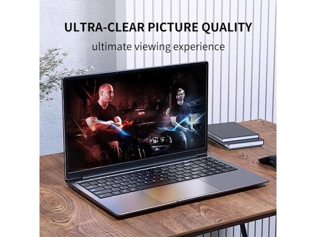 JOHNKANG Windows 11 Pro Laptop, 15.6″ FHD(1920 x 1080) IPS Display,Intel N5095 C