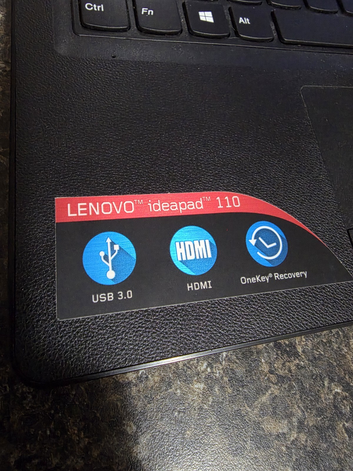 Lenovo IdeaPad 110 15.6″ Intel Core i3 Windows Laptop Black Webcam HDMI Charger