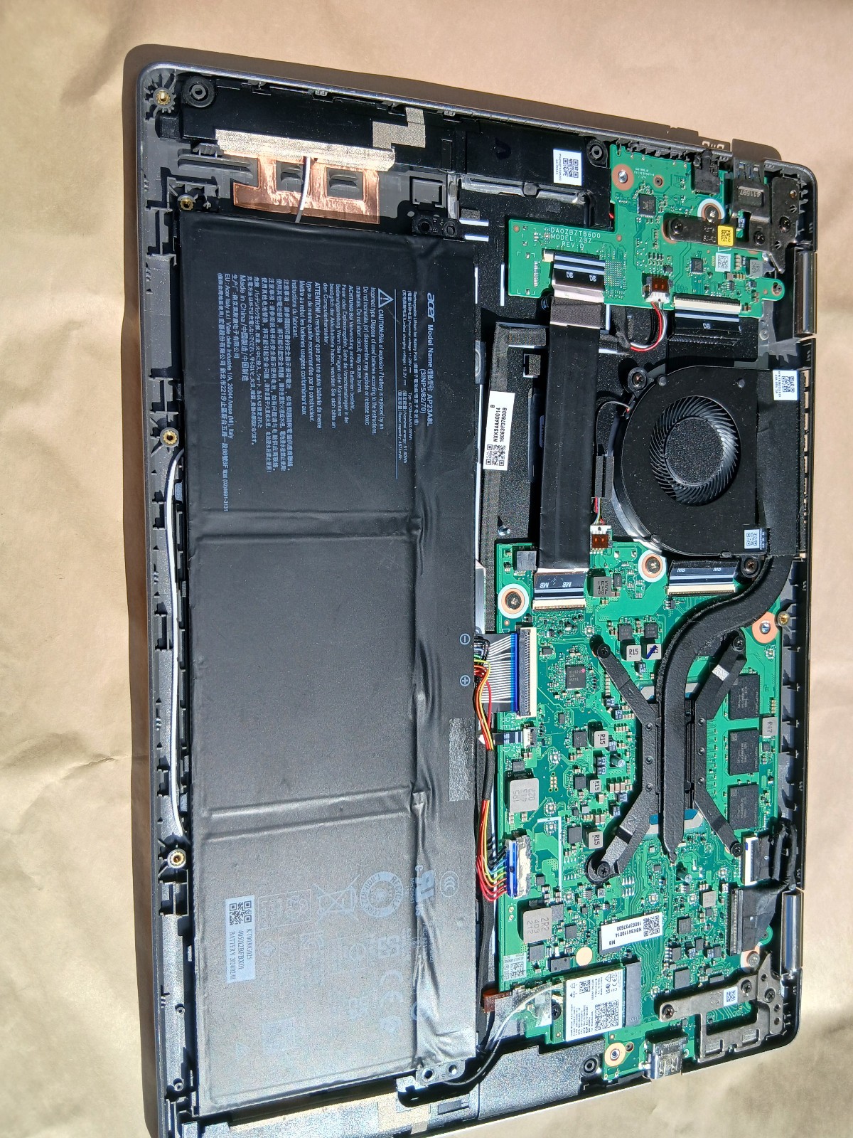 BROKEN ACER N24Q1 Laptop Spin 714 Chromebook Plus Intel Ultra 5