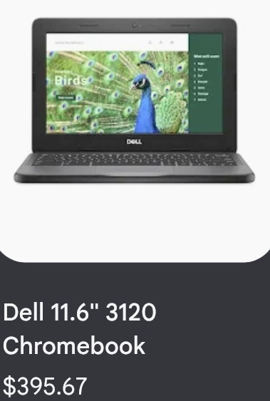 NEW DELL 3120 LATITUDE LAPTOP WINDOWS 11. ORIG $369. NOW AVG $329 ONLY $179